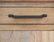 Natural Parota TV Stand iron base