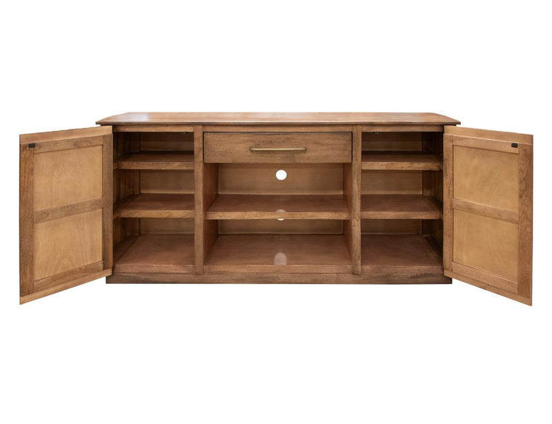 Mezquite 70 inch TV Stand doors open