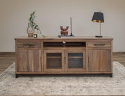 Natural Parota TV Stand detail