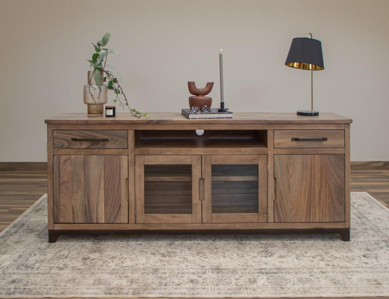 Natural Parota TV Stand detail