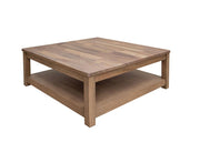 Natural Parota Square Cocktail Table