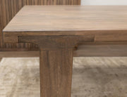 Mezquite Dining Table leg detail