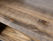 Loft Brown 92" TV Console - grain detail
