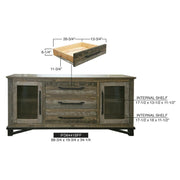 Loft Brown Buffet room scene