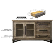 Loft Brown 60 Buffet room scene