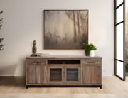 Natural Parota TV Stand styled