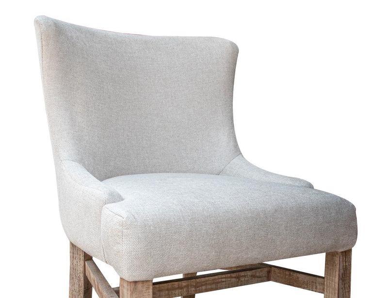 Wing back and seat detail