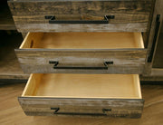 Loft Brown Buffet detail