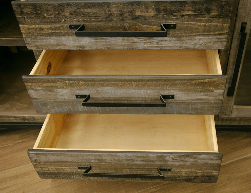 Loft Brown Buffet detail