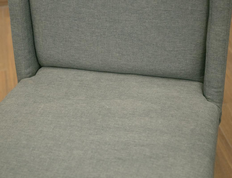 Loft Brown Upholstered Chair detail