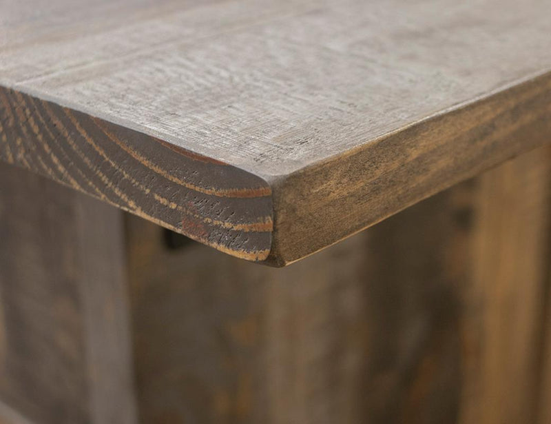 Loft Brown Home Bar detail