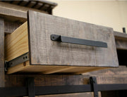 Loft Brown Home Bar detail