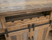Loft Brown Home Bar wine rack
