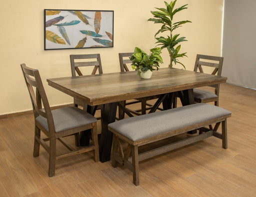 Loft Brown Bench angle