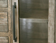 Loft Brown Hutch detail