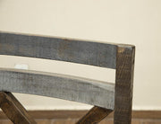 Loft Brown Upholstered Stool seat