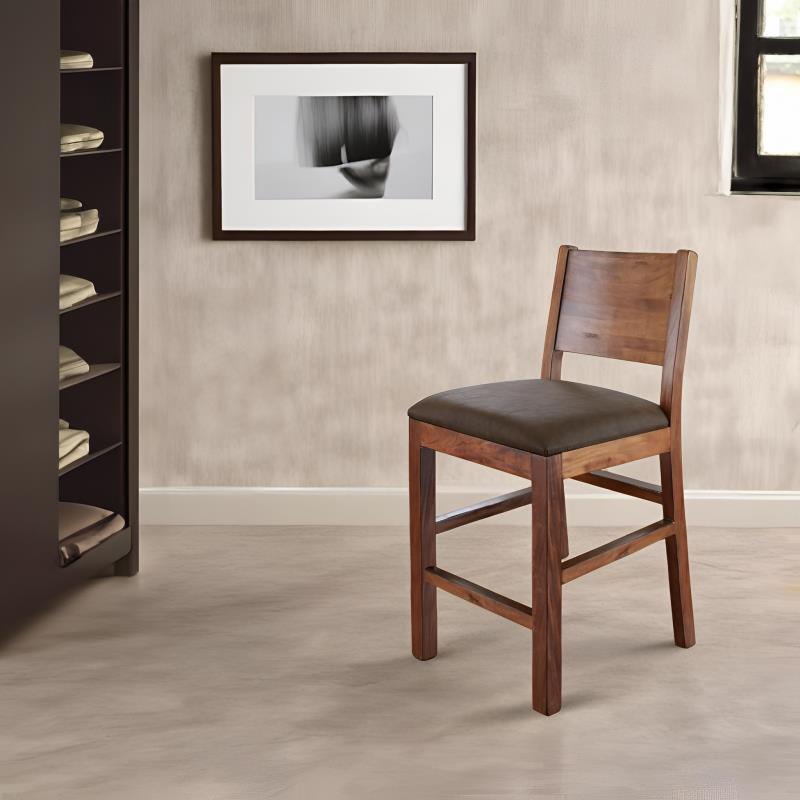 Parota Stool 30 inch detail