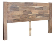 Natural Parota Bed - plank headboard