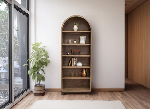 Natural Parota Bookcase styled