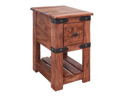 Parota Chairside Table