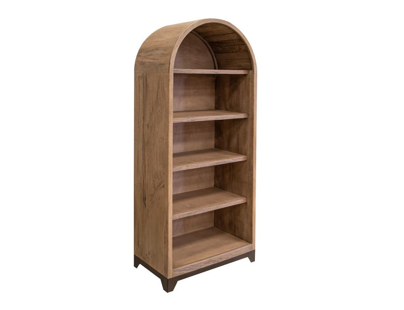 Natural Parota 5-Shelf Bookcase - alternate view