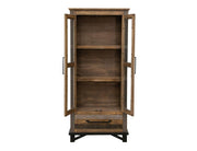 Loft Brown Display Cabinet - shelf detail