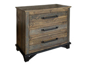 Loft Brown 3-Drawer Chest