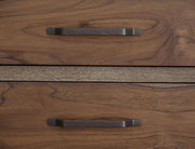 Natural Teca 2 Drawer Nightstand - Barewood