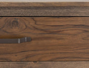 Natural Teca 2 Drawer Nightstand - Barewood