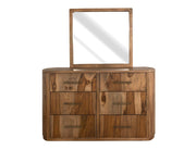 Balam Brown Dresser and mirror detail