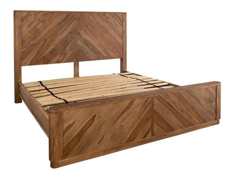Balam Brown Bed headboard detail