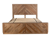 Balam Brown Bed angled view