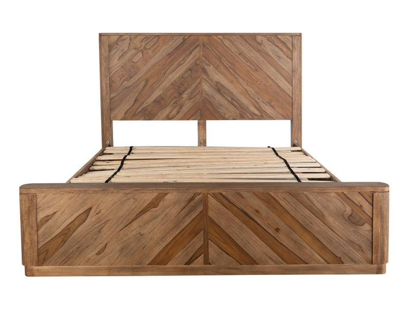 Balam Brown Bed angled view