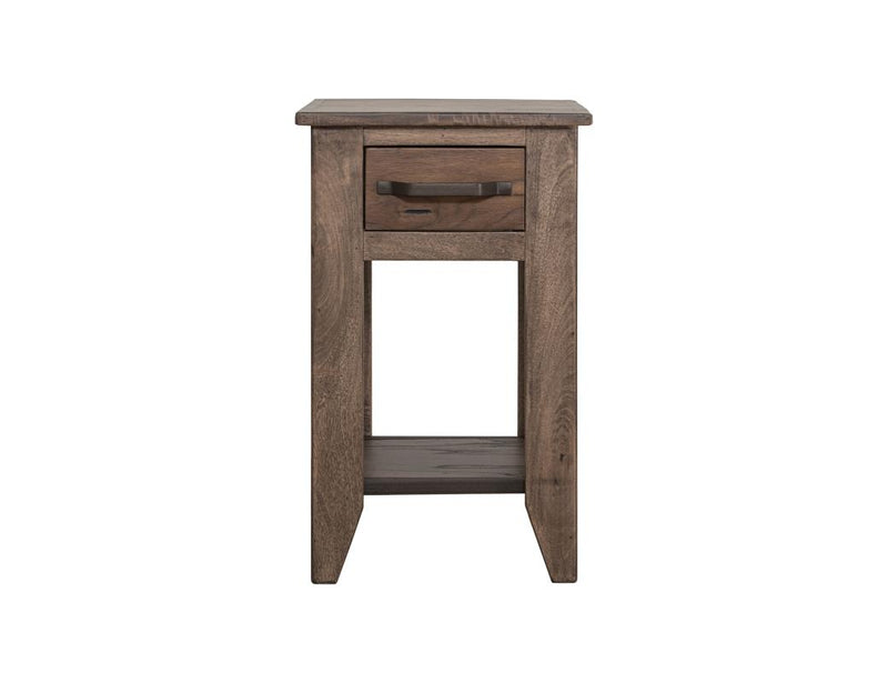 Natural Teca Chairside Table - Barewood