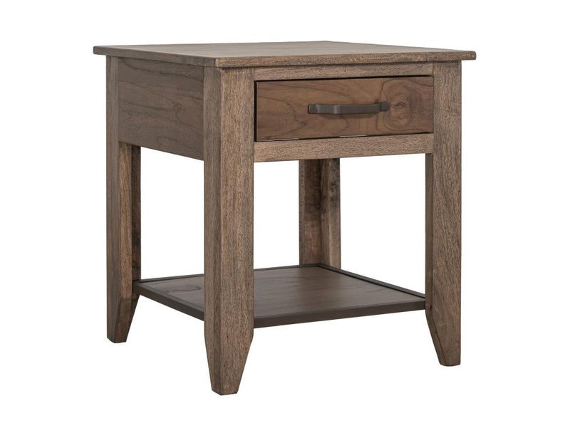 Natural Teca End Table - Barewood