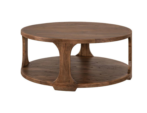 Balam Brown round cocktail table