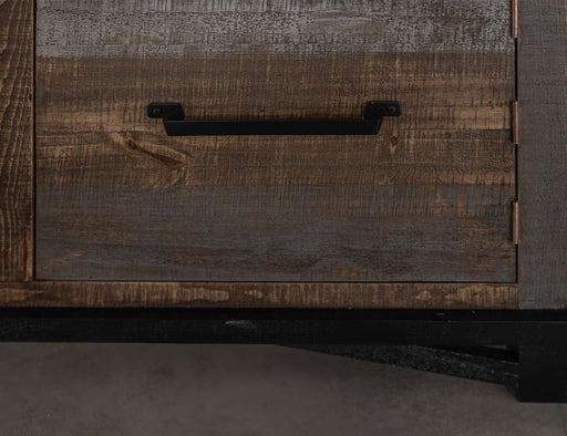 Loft Brown 70" TV Console - drawer detail