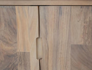 Natural Parota 88" TV Stand - detail