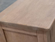 Natural Parota 88" TV Stand - grain detail
