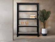 Loft Brown Bookcase - shelf detail