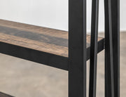 Loft Brown Bookcase - base detail