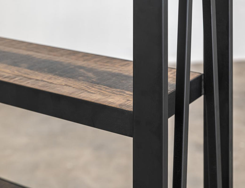 Loft Brown Bookcase - base detail