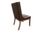 Balam Brown Upholstered Dining Chair detail