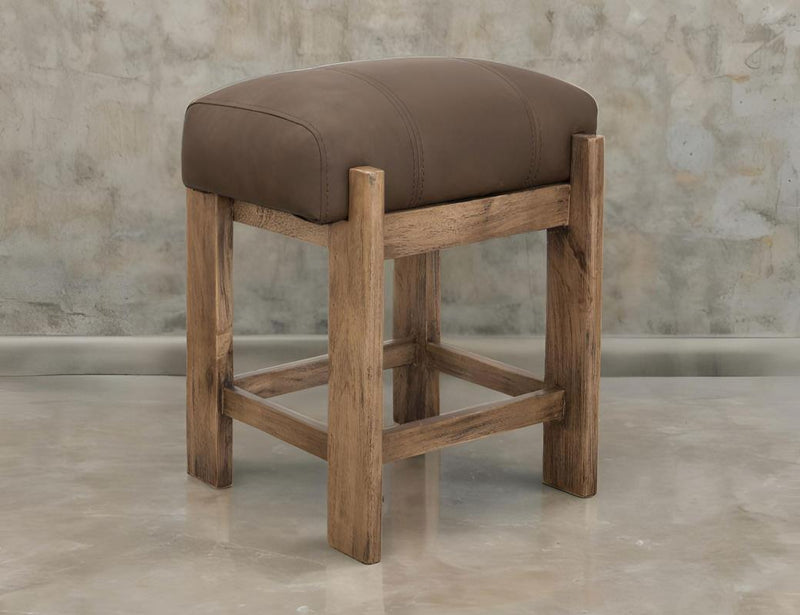 Balam Brown Counter Stool detail