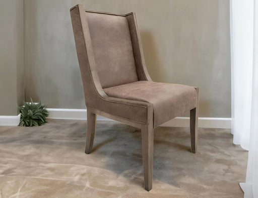 Mezquite Tall Back Dining Chair styled in a dining room