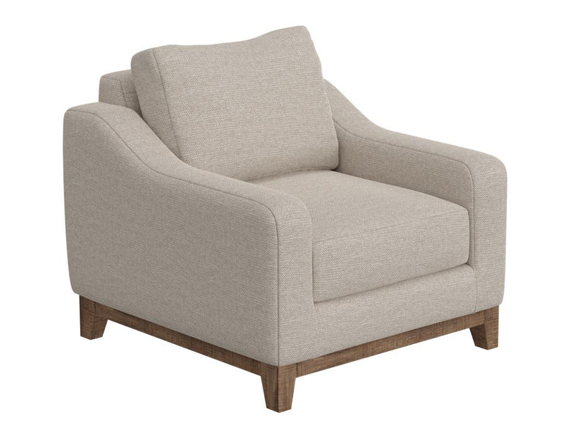 Olivo Armchair in beige upholstery