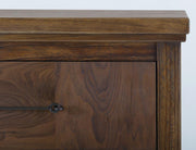 Walnut 6 Drawer Dresser - Barewood