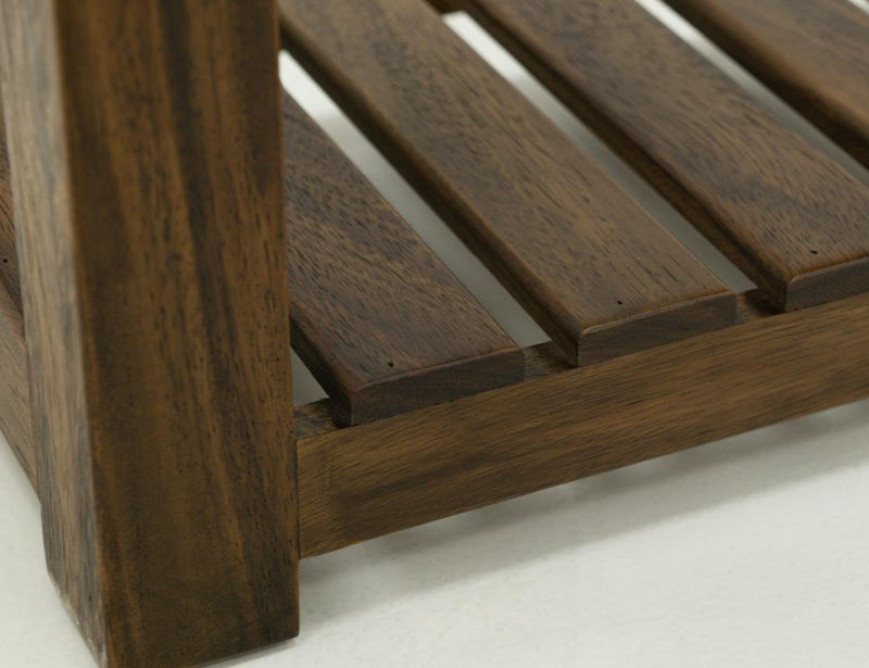 Walnut Storage Sofa Table - Barewood