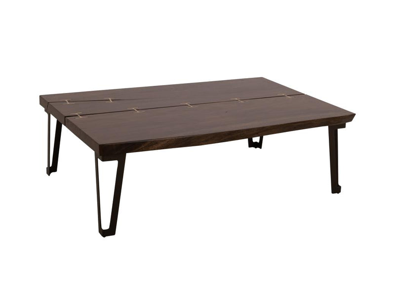 Walnut Live-Edge Cocktail Table - Barewood