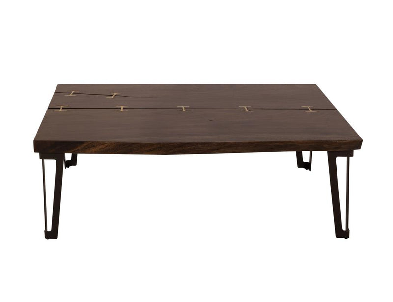 Walnut Live-Edge Cocktail Table - Barewood